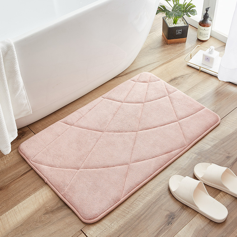 Memory Foam vannas istabas paklājiņš grīdai SBR neslīdošs apakšējais tualetes paklājs Mūsdienīgs pretslīdēšanas un mazgājams tapis salle de bain