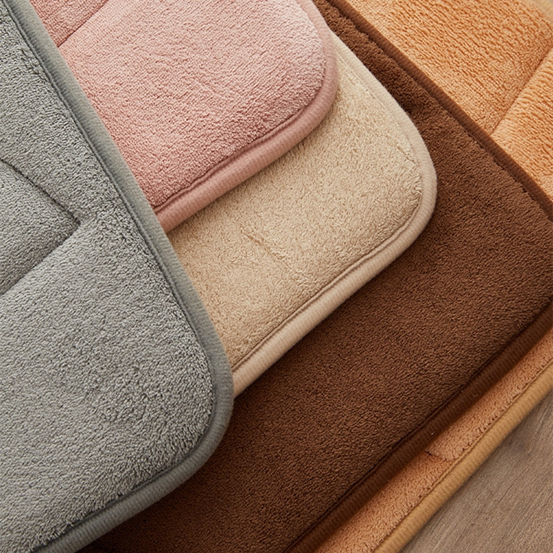 Memory Foam vannas istabas paklājiņš grīdai SBR neslīdošs apakšējais tualetes paklājs Mūsdienīgs pretslīdēšanas un mazgājams tapis salle de bain