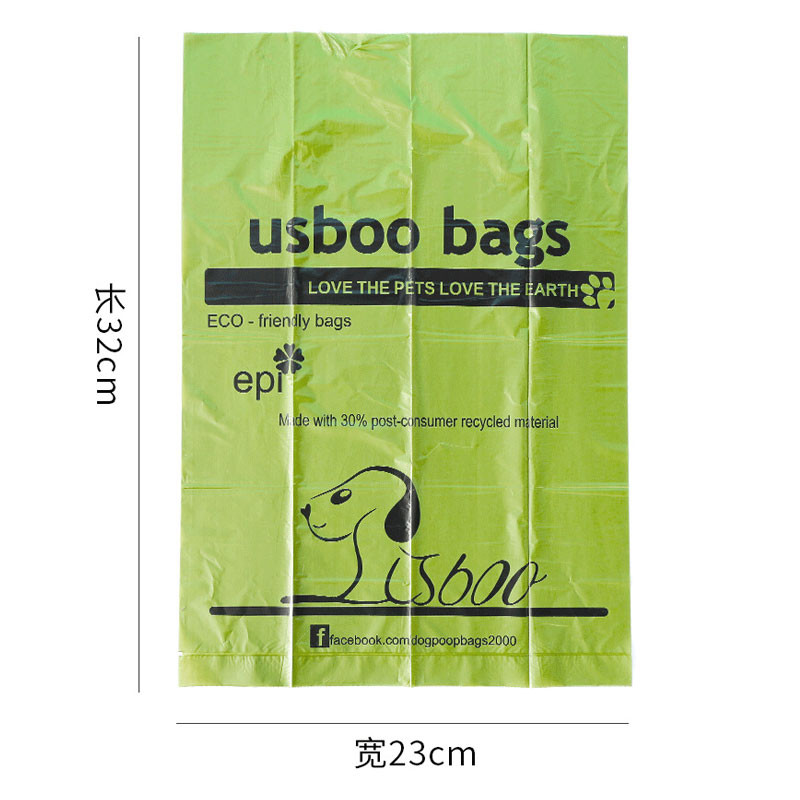 Vreće za pseći izmet Vreća za smeće Razgradiva ekološki prijenosna posuda za sakupljanje Zaobljena za pse, mačke Dozator za kućne ljubimce Zaobljena