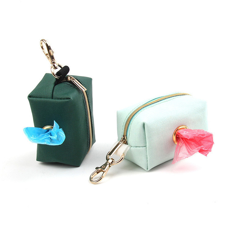 Mājdzīvnieku suņu kakas maisu turētājs pavadas stiprinājums Regulējams Mini ceļojumu atkritumu maiss Suņi Atkritumu kaku maisi Dozators Mājdzīvnieku tīrīšanas rīki