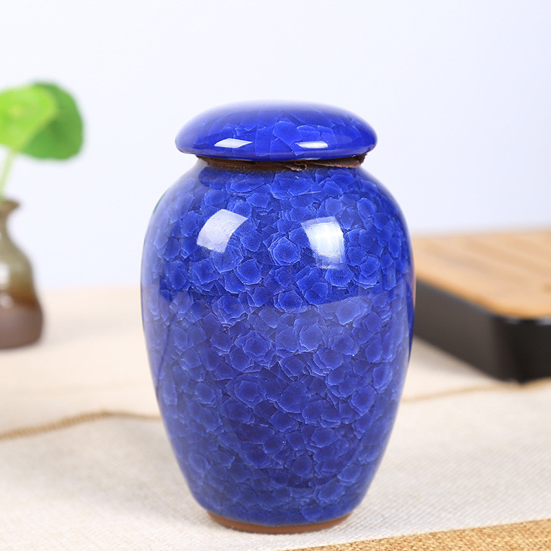 Nova urna za kućne ljubimce Ptice Pas Urne za kućne ljubimce Kremiranje Lijesovi za kućne ljubimce Pogrebna vaza Kremiranje mačaka Pepeo za ljudski pepeo Ručno oslikana keramika