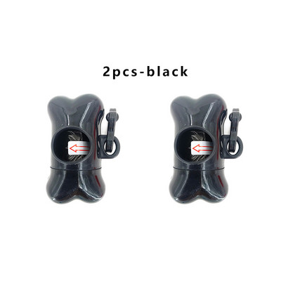 Mājdzīvnieku atkritumu maisu dozators suņu atkritumu maisu turētājam Plastmasas atkritumu maisu dozatora somiņa Suņu mājdzīvnieku 10 rullīšu atkritumu maisi