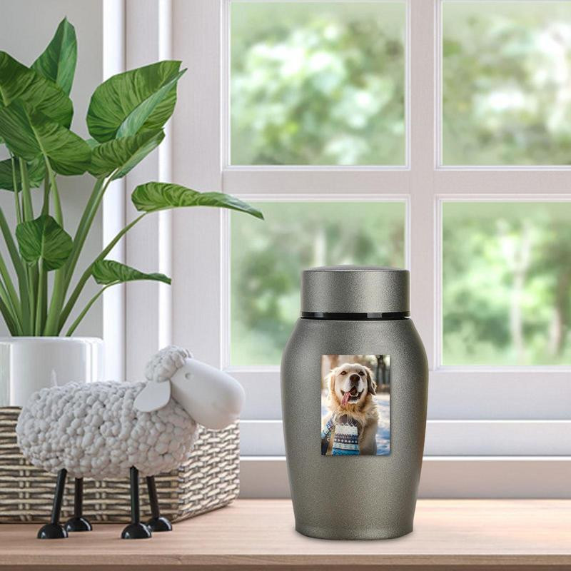 Urna za kremiranje kućnih ljubimaca Mini urne za uspomene od nehrđajućeg čelika Urne za kućne ljubimce od nehrđajućeg čelika za pse Pepeo Always In My Heart Urna za pse