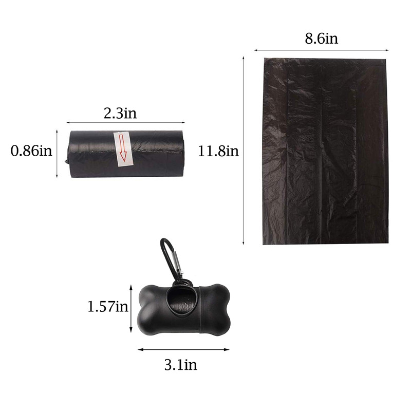 40/60 ritinėlių lauko naminių gyvūnėlių nešyklės laikiklis dalytuvas kraiko maišelis šunų išmatų maišai šiukšlių maišai be kvapo