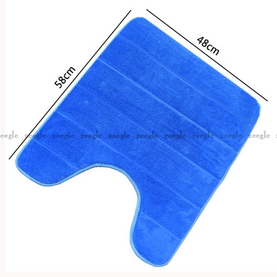 Eļļas glezna Drukāšana Pretslīdes vannas paklāju komplekti Kanoe Vannas istabas grīdas paklājs Pretslīdošs dušas paklājiņš tualetes pjedestāla paklājs vannas istabai