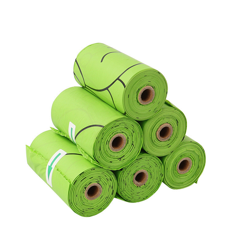 Ekološki prihvatljivi proizvodi Kukuruzni škrob Vreće za pseću izmet Recikliranje Razgradive ekološke vreće za pse Nabavka za kućne ljubimce Vreće za otpatke za pseće mačke 20 rola