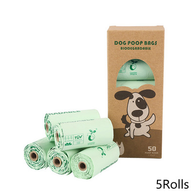 10 rola kukuruznog škroba PLA Biorazgradiva vreća za smeće za kućne ljubimce Prsluk koji se može kompostirati Vreće za smeće u stilu mačje pseće izmet Alat za nošenje kućnih ljubimaca na otvorenom