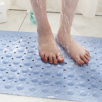 1 τεμ 100cm*40cm Δημιουργικό αντιολισθητικό χαλάκι μπάνιου από PVC Χαλί μπάνιου Αδιάβροχο μαξιλάρι ντους μπανιέρας