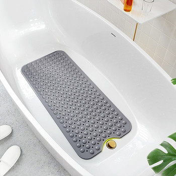 1 τεμ 100cm*40cm Δημιουργικό αντιολισθητικό χαλάκι μπάνιου από PVC Χαλί μπάνιου Αδιάβροχο μαξιλάρι ντους μπανιέρας