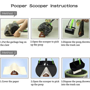 Pet Pooper Scooper For Pet Dogs Cats Shovel Picker Long Handle Outdoor Pick Up Animal Wave Toalet Dog Poop Инструменти за почистване на домашни любимци