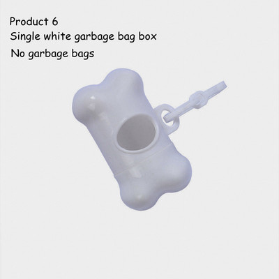 Mājdzīvnieka kaula formas plastmasas futrālis Atkritumu maisu komplekts Atkritumu uzpilde Atkritumu uzglabāšanas dozators Kaķim Suņiem Izkārnījumu maisiņu Turētājs Instrumentu komplekts