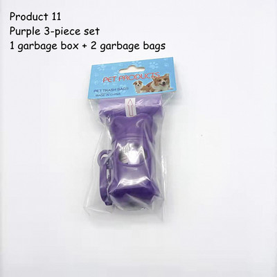 Mājdzīvnieka kaula formas plastmasas futrālis Atkritumu maisu komplekts Atkritumu uzpilde Atkritumu uzglabāšanas dozators Kaķim Suņiem Izkārnījumu maisiņu Turētājs Instrumentu komplekts