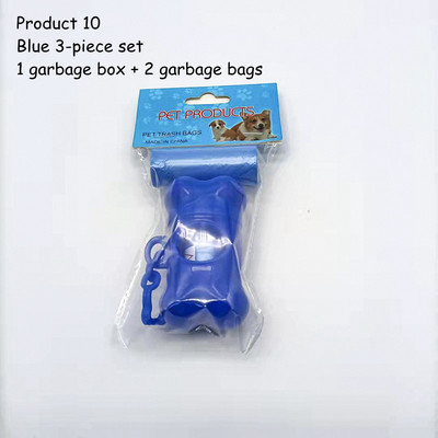 Mājdzīvnieka kaula formas plastmasas futrālis Atkritumu maisu komplekts Atkritumu uzpilde Atkritumu uzglabāšanas dozators Kaķim Suņiem Izkārnījumu maisiņu Turētājs Instrumentu komplekts