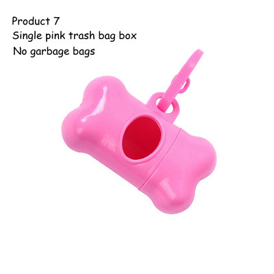 Mājdzīvnieka kaula formas plastmasas futrālis Atkritumu maisu komplekts Atkritumu uzpilde Atkritumu uzglabāšanas dozators Kaķim Suņiem Izkārnījumu maisiņu Turētājs Instrumentu komplekts