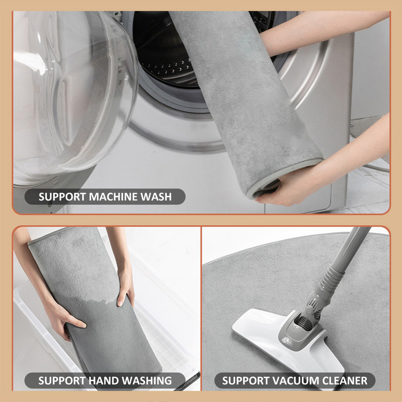 Vannas istabas paklājiņš Memory Foam, ātri uzsūcošs vannas grīdas paklājs, neslīdošs grīdas paklājs mājas virtuvei, viesistabai