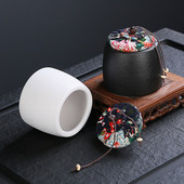 Mini urnas pieaugušajiem apbedīšanas urnas keramikas blīvējums mitrumizturīgas kremēšanas urnas nelielam cilvēku pelnu daudzumam