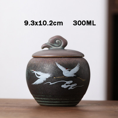 Jaunas krāsas keramikas tvertnes piemiņas lolojumdzīvnieku urnas zīmoga pods Liels piemiņas zārks Porcelāna burka Cilvēka pelnu glabāšanas piemiņas apbedīšanas turētājs