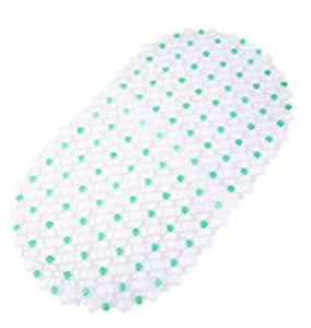 PVC Pretslīdes vannas istabas paklājiņš Dušas Vannas Paklājiņš Plastmasas Krāsains Pērlīšu Masāžas Paklājiņš Neslīdošs Vannas Paklājs 38x68cm Vanna