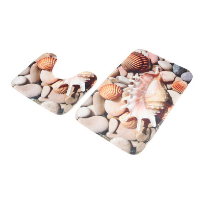 2 kom Prostirka za upijanje vode Protiv klizanja Podna prostirka sa strane WC-a Jastuk u obliku slova U Tuš Soba Ulazni otirač Kućna kupaonska prostirka