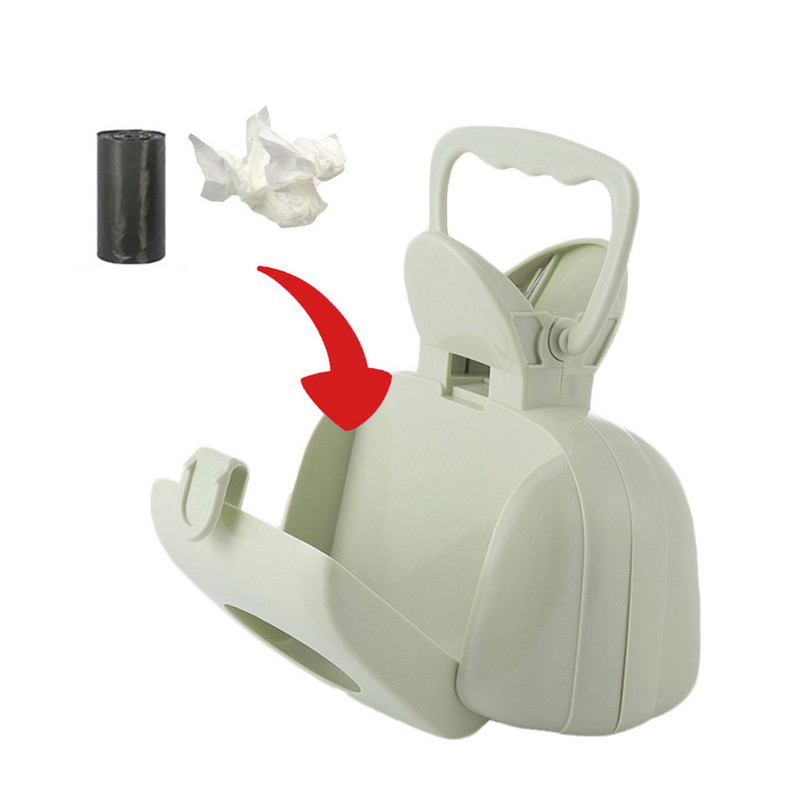 Lemmikloomakoerte puhastusvahend kaasaskantav kakakoguja kassikoera kokkupandav kakakupütt Koera väljaheidete hoidja kakakorjaja Lemmiklooma väljaheidete klambrivaru