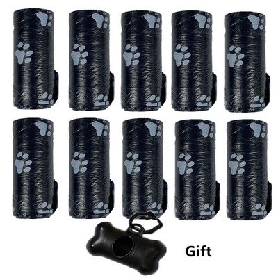 21 ruļļi Suņu izkārnījumu maisiņi Mājdzīvnieku atkritumiem noārdāmi maisiņi ar drukāšanu suņu maisu turētāja dozators Atkritumu maisiņš Tīri mājdzīvnieku piederumi