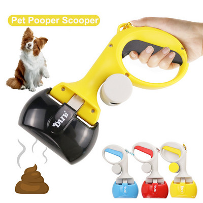 Pet Pooper Scooper Portable Dog Shit Clip Poop Scoop Shovel Jaw Outdoor Animal Waste Excrement Picker Pets Dogs Cleaning Tools
