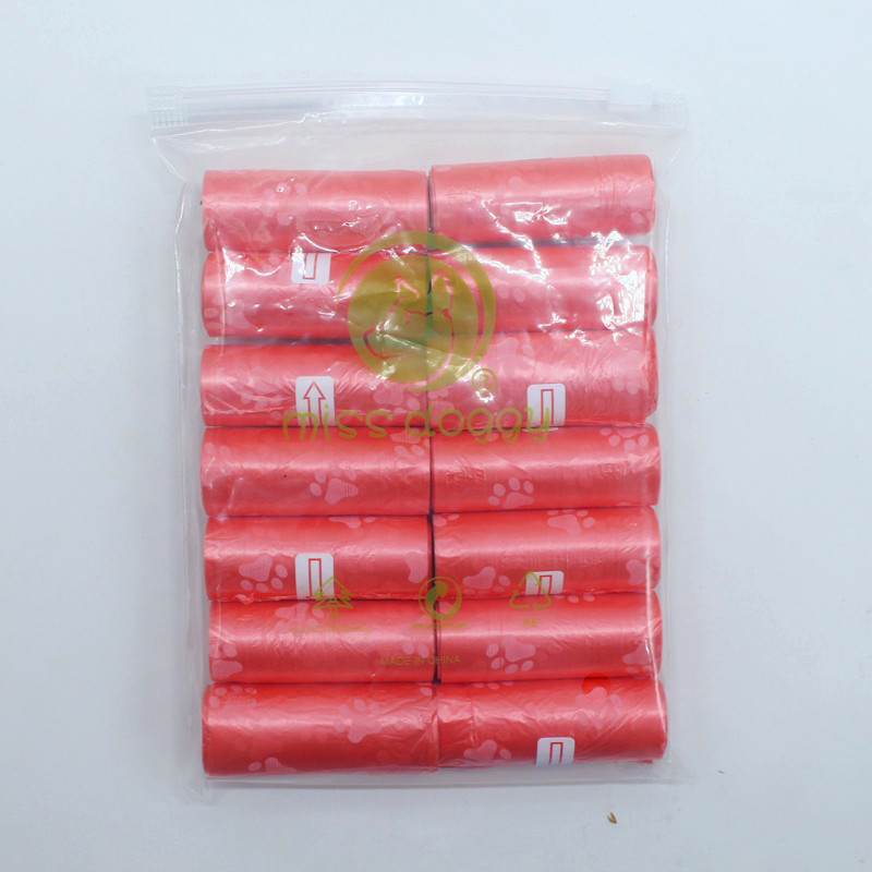 Suņu izkārnījumu maisi 14 ruļļi Mājdzīvnieku atkritumu atkritumu maisi Bez smaržas āra nēsāšanas turētājs Dozators Tīrs savākšanas rīki Mājdzīvnieku piederumi