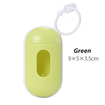 Nova prijenosna tableta u obliku tablete Vrećica za izmet pasa kućnog ljubimca Dozator Vreće za smeće Nosač s 1 rolnom Vreća za izmet psa Psa Dodaci za pse