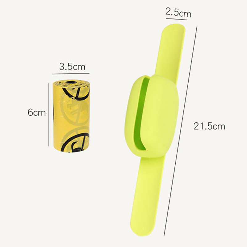 Puppy Dog Poop Scooper Bag Dispenser Set vreća za smeće Dizajn narukvice Držač za izmet Prijenosni pribor za lopaticu za kućne ljubimce