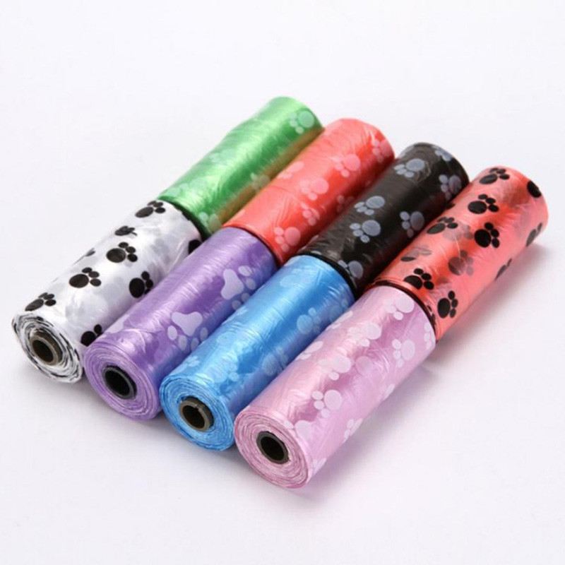 20/50/100 Rolls Veleprodaja PE Vreća za smeće za pse Mix Colors Vrećice za izmet za kućne ljubimce Pribor Mascotas Proizvodi Potrepštine