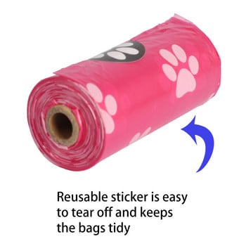 Φιλικό προς το περιβάλλον Dog Poop Bag Βιοαποικοδομήσιμες στεγανές σακούλες σκουπιδιών σκουπιδιών σκύλων με Dispenser Συλλέκτης εργαλείου συλλογής EPI Doggie bags