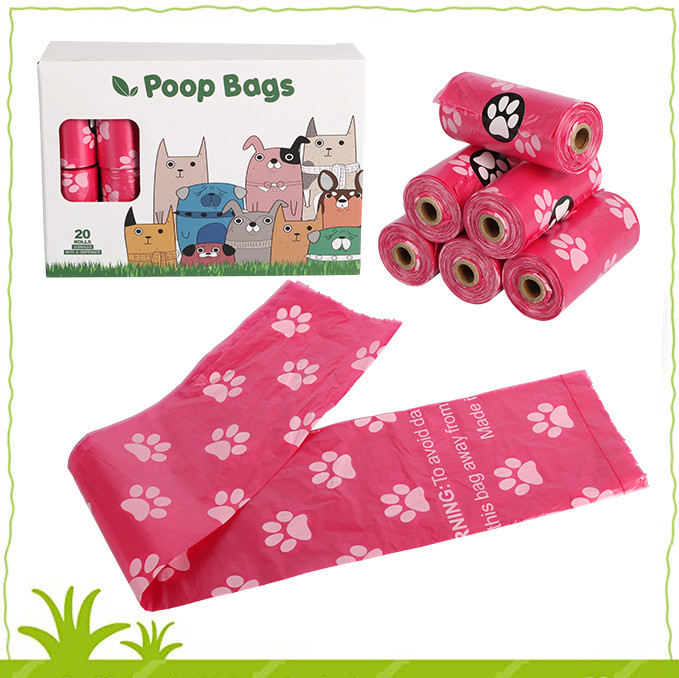 Videi draudzīgs suņu izkārnījumu maisiņš, bioloģiski noārdāms, noplūdes necaurlaidīgs suņu atkritumu maiss ar dozatoru savācēja savācēja rīku EPI suņu maisiņi