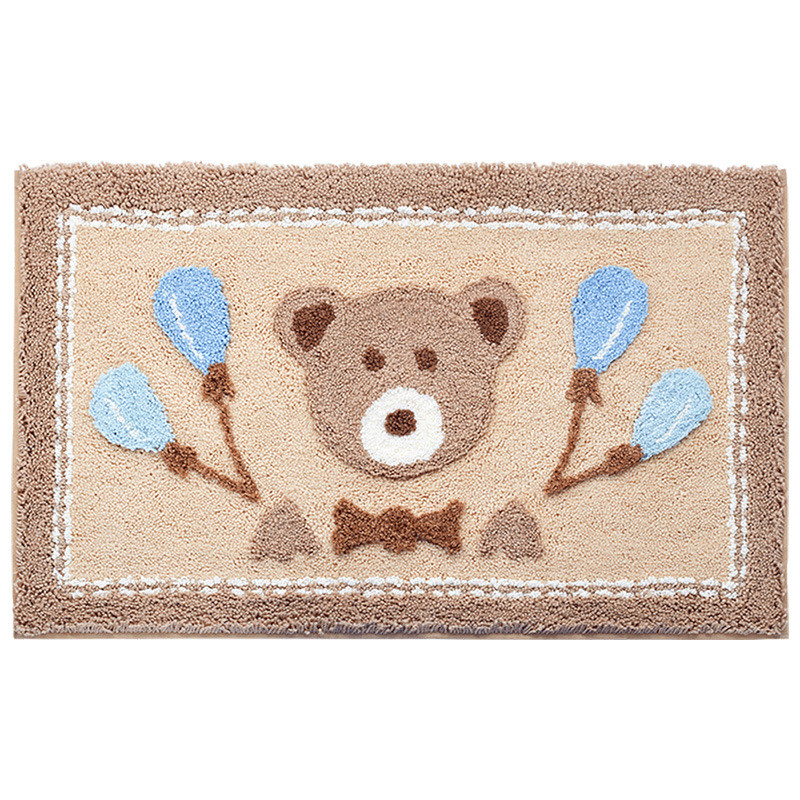 Karikatūra kaķa/suņa/lāča modelēšana mājsaimniecībai, ieeja durvīm. Grīdas paklājs Vannas paklājiņi Absorbējoši neslīdoši paklāji mājas guļamistabai