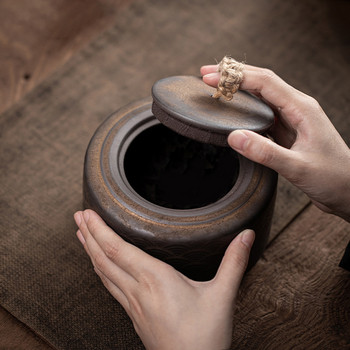 Pet Ashes Urn Pottery Funeral Urns Human Cremate Assh Holder Ταφή στο σπίτι στο Niche Columbarium Zen-Like Living Style Memorial