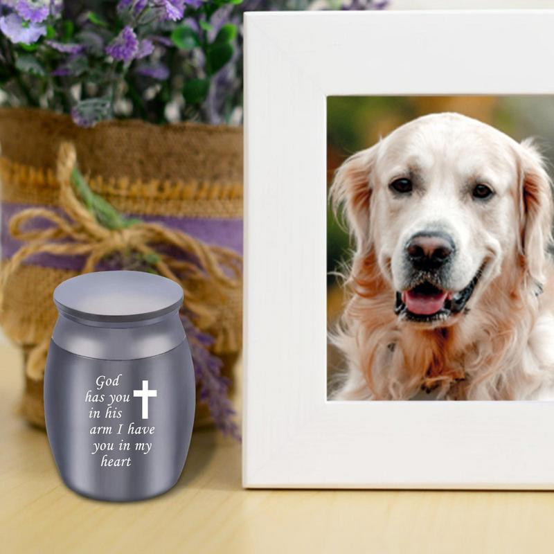 Pogrebne urne za kućne ljubimce Mala aluminijska urna za kremiranje uspomena Mini metalna dijeljena osobna pogrebna urna za kućne ljubimce ili ljudski pepeo