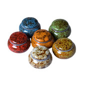 Skrūvējamās mutes kartes dizains pie 15 ml ūdens tilpuma pudeles Mini Ceramic Pot mājdzīvnieku keramikas urnas mutes