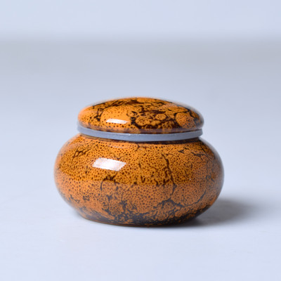 Skrūvējamās mutes kartes dizains pie 15 ml ūdens tilpuma pudeles Mini Ceramic Pot mājdzīvnieku keramikas urnas mutes