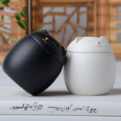 Maza mājdzīvnieka urna Putns Mājdzīvnieku urnas Kremēšana Mājdzīvnieku zārki Apbedīšanas Vāze Kaķu kremēšana Pelni cilvēku pelniem Izgatavota keramika Ar rokām apgleznota