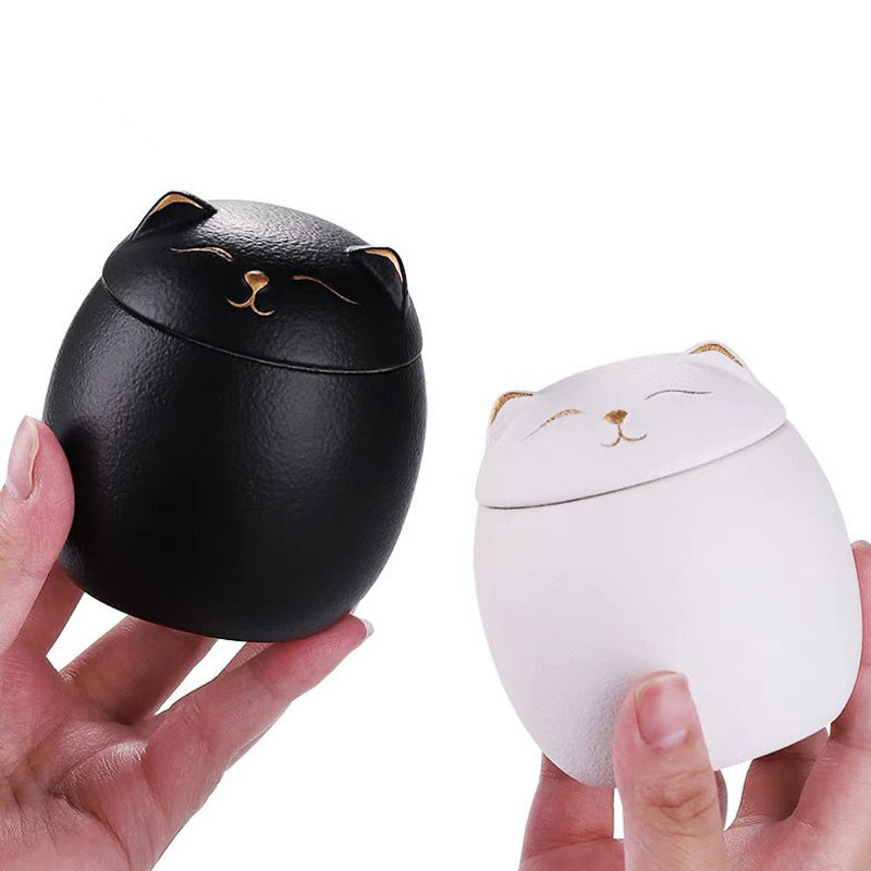 Maza mājdzīvnieka urna Putns Mājdzīvnieku urnas Kremēšana Mājdzīvnieku zārki Apbedīšanas Vāze Kaķu kremēšana Pelni cilvēku pelniem Izgatavota keramika Ar rokām apgleznota