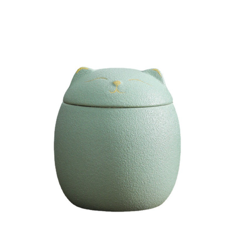 Maza mājdzīvnieka urna Putns Mājdzīvnieku urnas Kremēšana Mājdzīvnieku zārki Apbedīšanas Vāze Kaķu kremēšana Pelni cilvēku pelniem Izgatavota keramika Ar rokām apgleznota