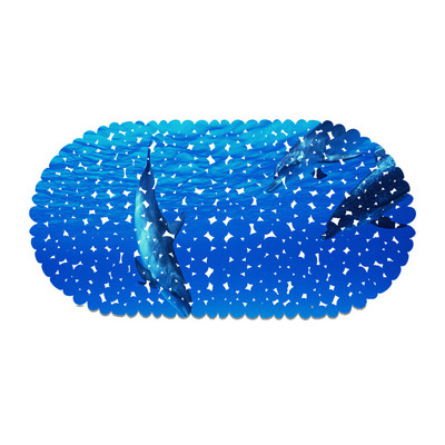 3D drukāts vannas istabas paklājiņš pretslīdošs paklājiņš vannas istabai PVC tualetes dušas istabas vannas dekors, neslīdošs kāju paklājiņš tualetes telpai