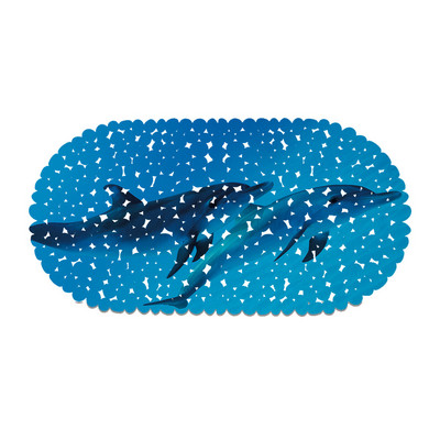 3D drukāts vannas istabas paklājiņš pretslīdošs paklājiņš vannas istabai PVC tualetes dušas istabas vannas dekors, neslīdošs kāju paklājiņš tualetes telpai