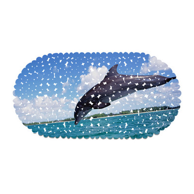 3D drukāts vannas istabas paklājiņš pretslīdošs paklājiņš vannas istabai PVC tualetes dušas istabas vannas dekors, neslīdošs kāju paklājiņš tualetes telpai