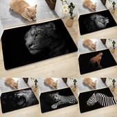 Divlje životinje Neklizajuća prostirka za kupanje Lav Tigar Leopard Zebra Morska kornjača Labud Kupaonski tepih Vanjski prostirke Crni ulazni otirač
