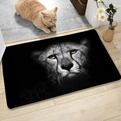 Divlje životinje Neklizajuća prostirka za kupanje Lav Tigar Leopard Zebra Morska kornjača Labud Kupaonski tepih Vanjski prostirke Crni ulazni otirač