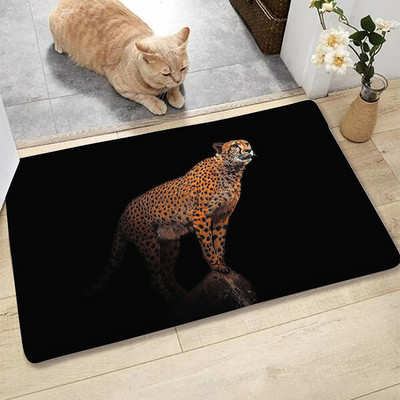 Divlje životinje Neklizajuća prostirka za kupanje Lav Tigar Leopard Zebra Morska kornjača Labud Kupaonski tepih Vanjski prostirke Crni ulazni otirač