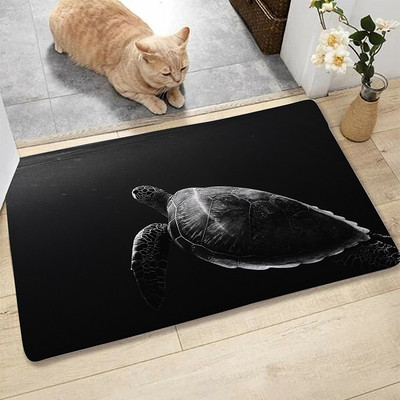 Divlje životinje Neklizajuća prostirka za kupanje Lav Tigar Leopard Zebra Morska kornjača Labud Kupaonski tepih Vanjski prostirke Crni ulazni otirač