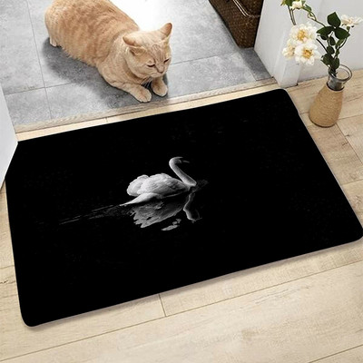 Divlje životinje Neklizajuća prostirka za kupanje Lav Tigar Leopard Zebra Morska kornjača Labud Kupaonski tepih Vanjski prostirke Crni ulazni otirač