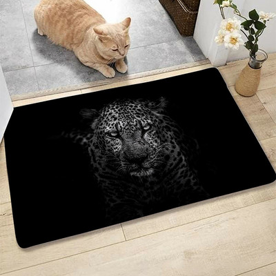 Divlje životinje Neklizajuća prostirka za kupanje Lav Tigar Leopard Zebra Morska kornjača Labud Kupaonski tepih Vanjski prostirke Crni ulazni otirač