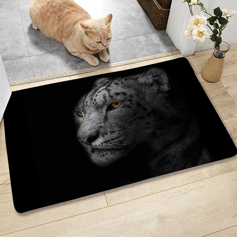 Divlje životinje Neklizajuća prostirka za kupanje Lav Tigar Leopard Zebra Morska kornjača Labud Kupaonski tepih Vanjski prostirke Crni ulazni otirač